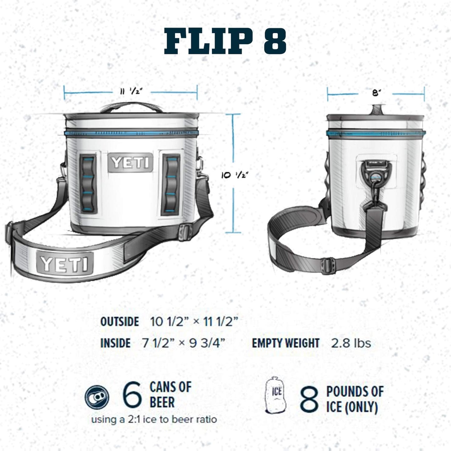 YETI Hopper Flip 8 Portable Soft Cooler