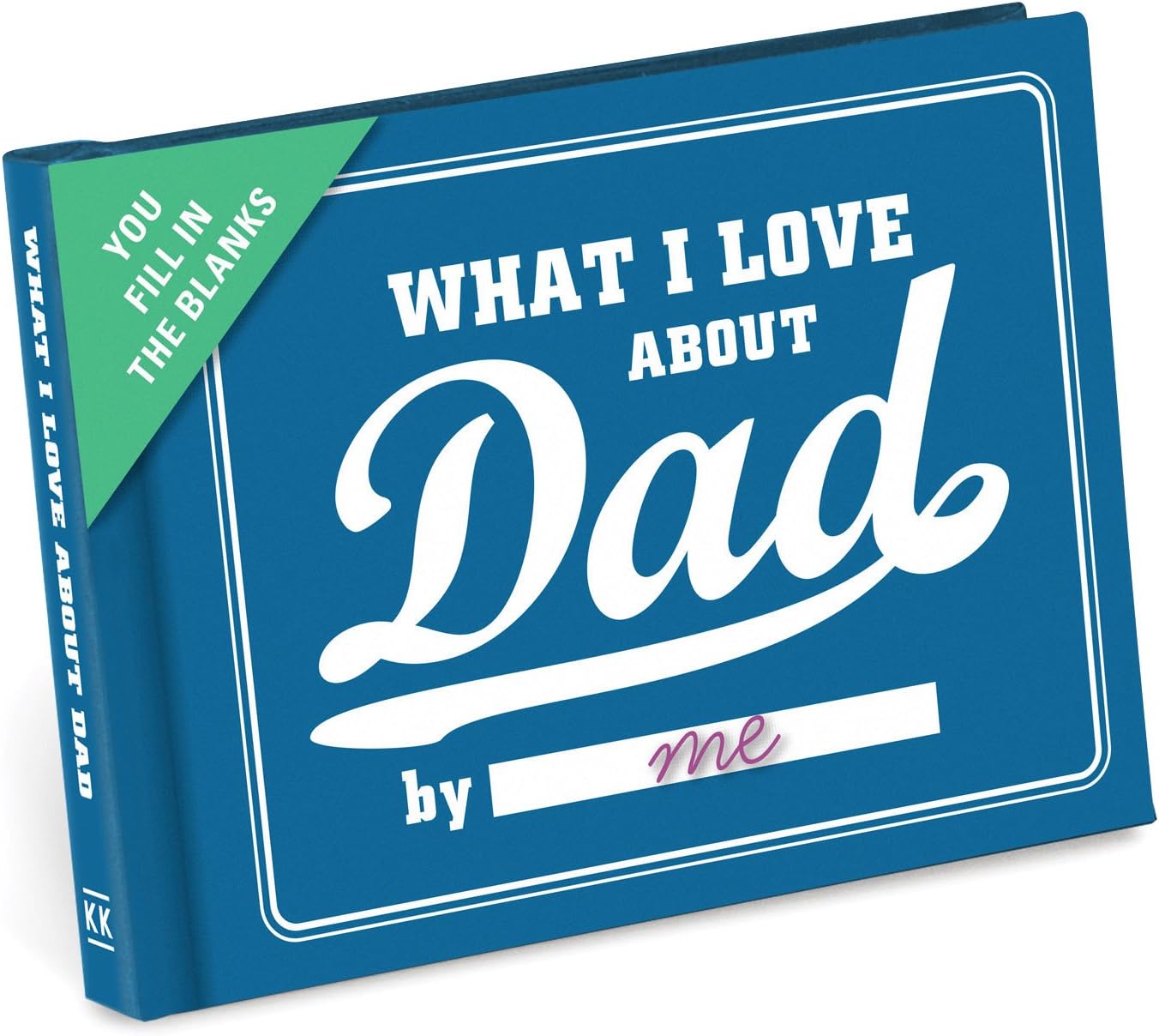 What I Love About Dad Fill In The Love Book Fill-In-The-Blank Journal, 4.5 x 3.25-inches