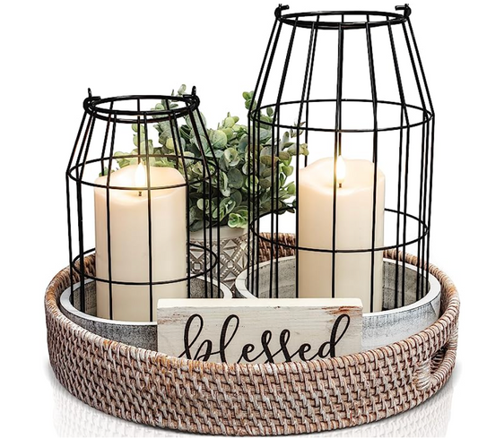 Rustic Farmhouse Lantern Decor